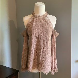NWT Lavendar Lace Top- SOLD